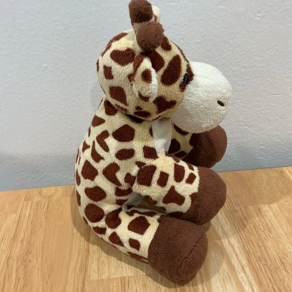 Ty Pluffies‎ Giraffe Plush Tiptop Beanie 2009 Stuffed Animal Brown Floppy